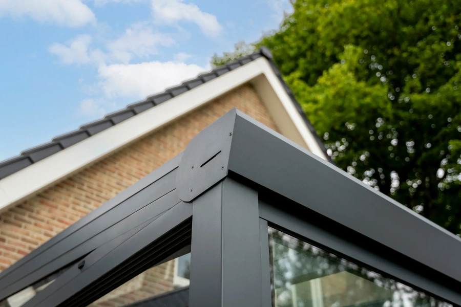 Aluminium terrasoverkapping